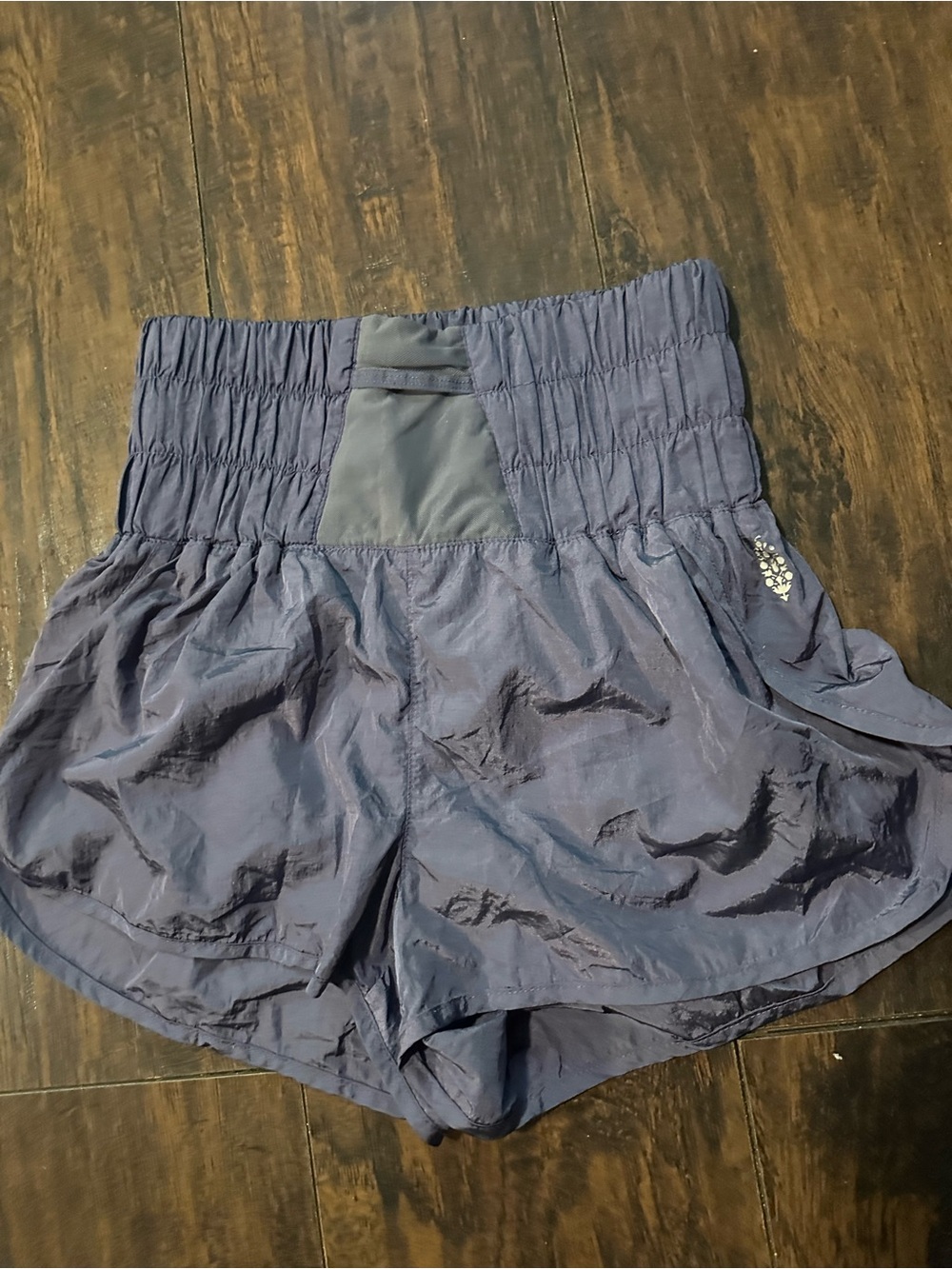 Free People Women's Athletic Shorts in Slate Blue